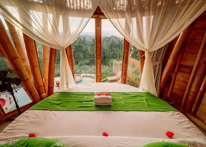 The Mundis Bali - Bamboo Retreat With Private Pool & Mount Agung View Selat