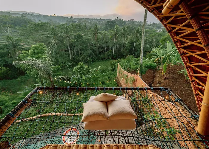 Ferienhaus The Mundis Bali - Bamboo Retreat With Private Pool & Mount Agung View